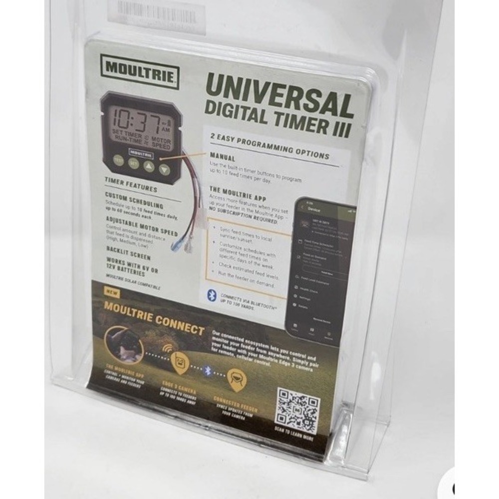 Moultrie Universal Digital Timer III Feeder Timer 6V 12V New Sealed - Picture 4 of 5
